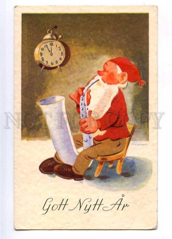 187679 NEW YEAR saxophone GNOME Dwarf Vintage Colorful PC