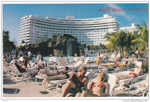 Swimming Poolside at one of MIAMI BEACH'S fabulous hotels, 40-60s