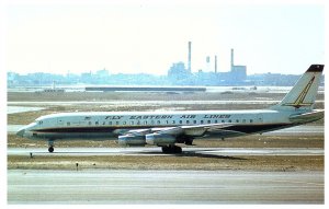 Eastern Airlines Douglas DC8 21 Airplane Postcard