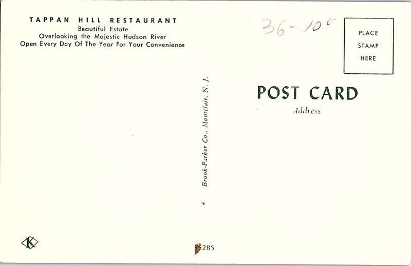 Postcard RESTAURANT SCENE Montclair New Jersey NJ AJ2816