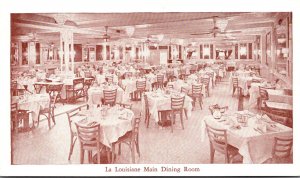 Louisiana New Orleans La Louisiane French and Creole Restaurant Main Dining Room