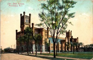State Armory Providence Rhode Island Postcard