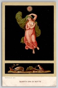 Raffaello Sanzio High Renaissance Artist Fourth Hour of the Night Postcard L37