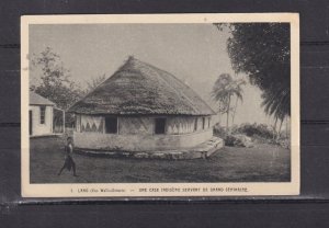 WALLIS ISLAND, LANO, NATIVE SERVING GRAND SEMINARY, c1920 ppc., unused.