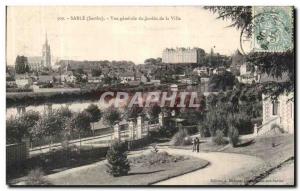 Postcard Old Sand Vue Generale to City Garden