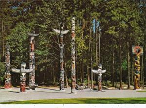 Canada Vancouver Native Indian Totem Poles Stanley Park