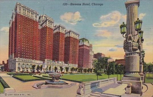 the Stevens Hotel Chicago Illinois