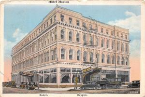 D53/ Salem Oregon Or Postcard 1937 Hotel Marion Building