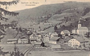 SAALBACH im PINZGAU SALZBURG AUSTRIA ~WINTERSPORTPLATZ~PHOTO POSTCARD