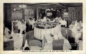 Swedish Rathskeller Restaurant - New York City Postcards, New York NY Postcard