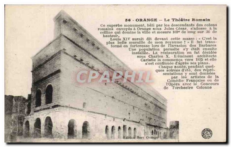Old Postcard Orange's Roman Theater
