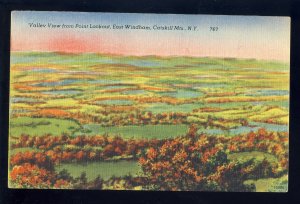 East Windham, New York/NY Postcard, View From Point Lookout, Catskill Mountains