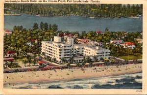 Florida Fort Lauderdale The Lauderdale Beach Hotel On The Ocean Front