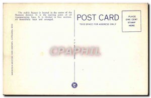 Old Postcard Public Square Cleveland Ohio Looking Southeast