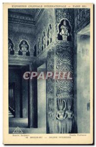 Old Postcard Exposition Coloniale Internationale Paris 1931 Angkor Wat interi...