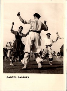 France Biarritz Basque Dans Dancers In Traditional Costume