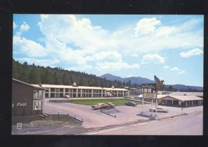 WILLIAMS ARIZONA ROUTE 66 THUNDERBIRD INN 1950's CARS MOTEL VINTAGE POSTCARD