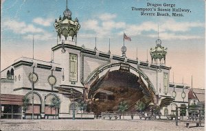 Revere Beach MA Wonderland Amusement Park, Dragon Gorge, Thompson Railway