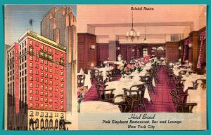 New York, New York - Hotel Bristol - Pink Elephant Restaurant - [NY-836]