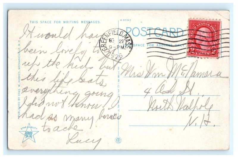 Weldon Hotel Greenfield MA Massachusetts Postcard (EL7)
