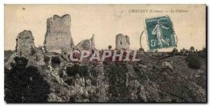 Old Postcard Crozant Le Chateau