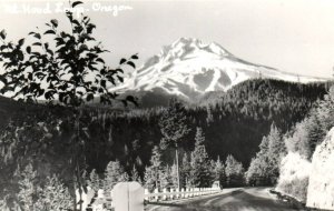 Mt. Hood Loop Hwy 26 Oregon RPPC Postcard c. 1950