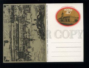 273899 POLAND 1971 year Warszawa castle postal card