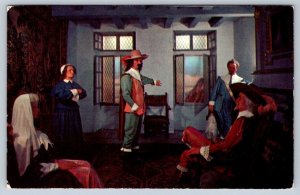 Founding Of Montreal, Wax Museum Canadian History, Montreal Quebec 1957 Postcard
