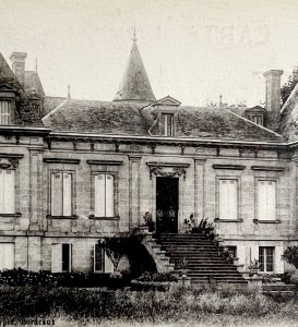 Bordeaux France Chateau Genicard Tricoche Lormont 1910s WW1 Era Postcard PCBG12A