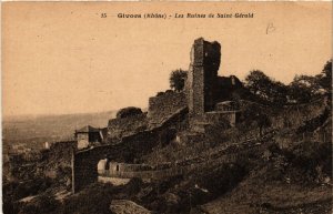 CPA GIVORS Les Ruines de St-Gerald (462315)