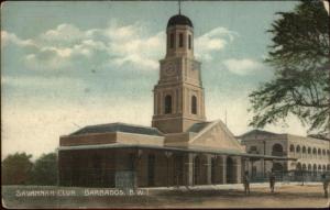 Barbados Savannah Club c1910 Postcard