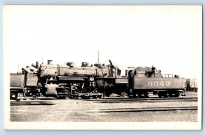 Long Island New York NY Postcard RPPC Photo 6043 Locomotive Train 1931