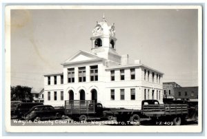 c1940's Wayne County Court House Waynesboro Tennessee TN RPPC Photo Postcard