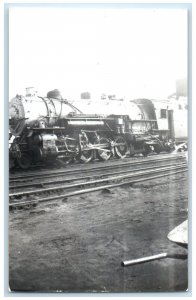 c1950's Locomotive Train Railroad Cedar Rapids Iowa IA RPPC Photo Postcard