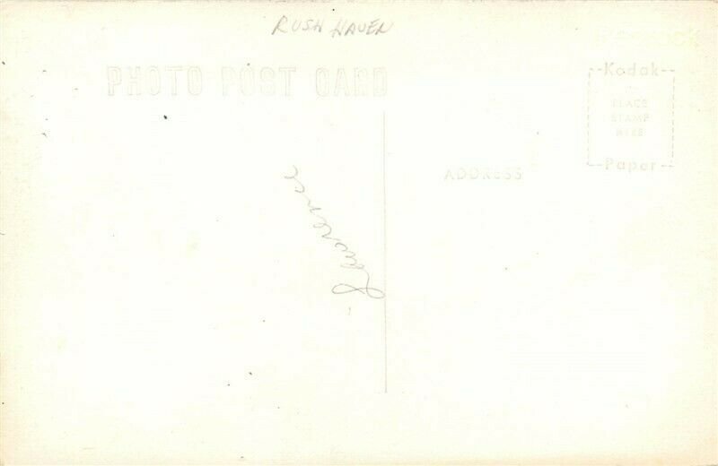 IN, Rivervale, Indiana, Rush Haven, RPPC