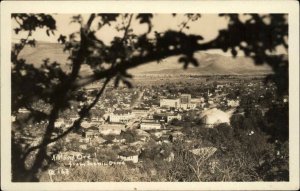 Ashland OR Birdseye View c1930 Real Photo Postcard