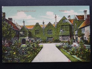 Wiltshire SALISBURY The Training College - Old Postcard by Woolstone Bros