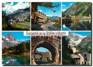 Modern Postcard Souvenir of the Aosta Valley