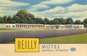 WY, Greybull, Wyoming, Reilly Motel, US Highway 14, Curteich No 2C-H511