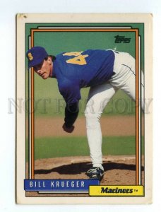 088918 Baseball Topps CARD 1992 Bill Krueger Mariners #368