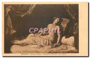 Old Postcard Nude erotic Genova Palazzo Rosso Cleopatra