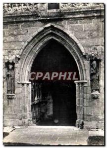 Postcard Modern Plouha kermaria year chapel lsquit the porch and statues of t...