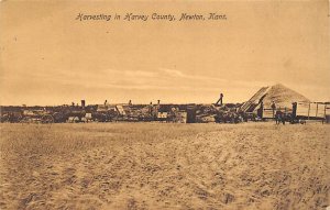 Harvesting in Harvey County Newton Kansas  