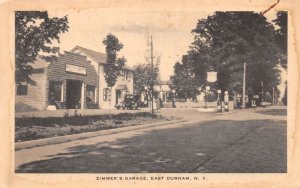 East Durham New York Zimmers Garage Vintage Postcard AA73946