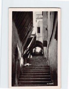 Postcard Rue des Maugrehins, Casbah, Algiers, Algeria