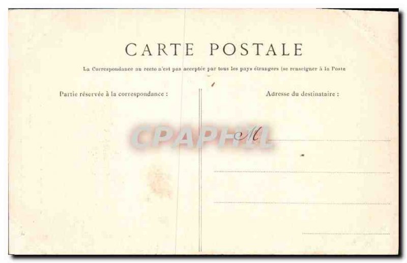 Old Postcard St Jean de Losne interior of the Church View The Chair has preac...