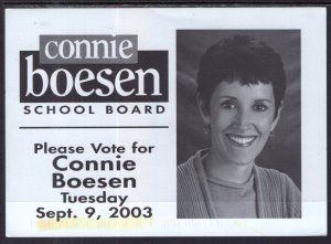 Vote for Connie Boesen,School Board,IA BIN