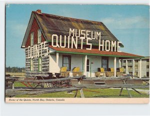 Postcard Home of the Quints North Bay Ontario Canada
