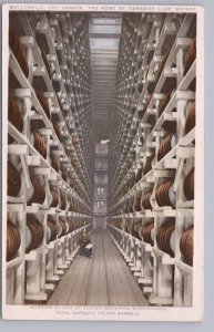 Interior, Maturing Warehouse, Hiram Walker & Sons, Walkerville Ontario Postcard