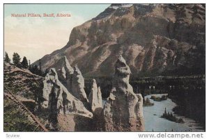 Natural Pillars, Banff, Alberta, Canada, 1900-1910s